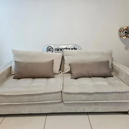 Apartamento Pe Na Areia No Centro De Bertioga Exterior photo