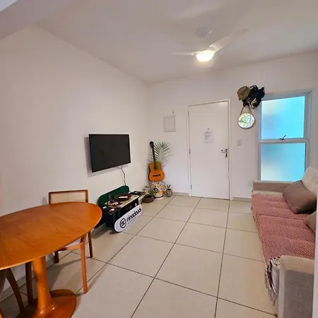 Apartamento Pe Na Areia No Centro De Bertioga Exterior photo