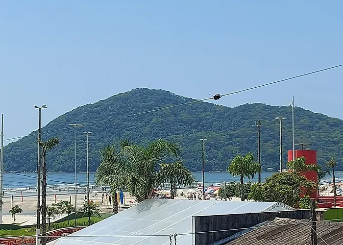 Apartamento Pe Na Areia No Centro De Bertioga