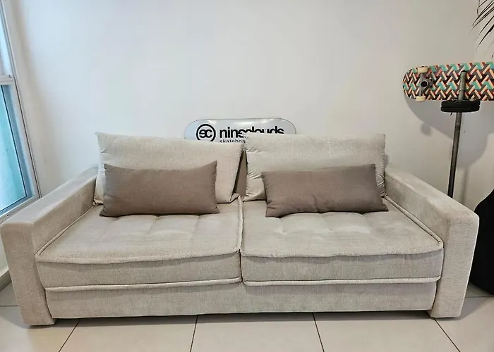 Apartamento Pe Na Areia No Centro De Bertioga